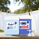 Kit Lava Roupas Líquido Lavanderia Pro 7L Omo + Amaciante 7L Comfort + 02 Válvulas Pump para Galão 5L/7L + BRINDE Lançamento Bola Magica Magic Ball para Retirar Fiapos e Pelos
